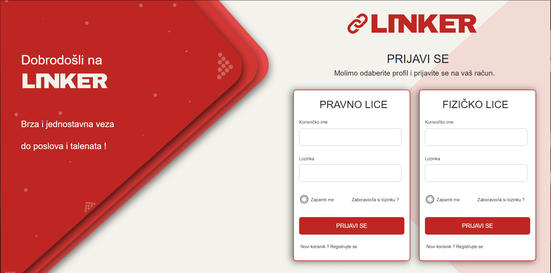 Linker Talent Platform banner